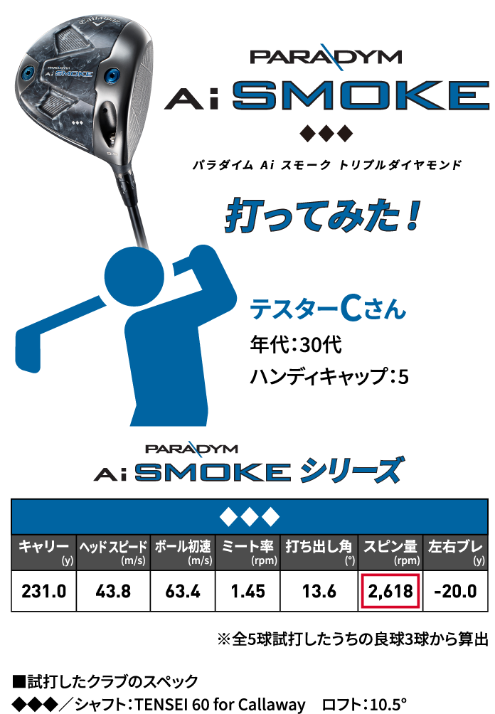 パラダイム Ai スモーク トリプルダイヤモンド